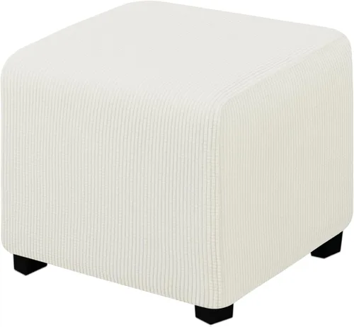 Vista 68 de Easy-Going Funda Elástica para Otomana Taburete de Almacenamiento Plegable Protector de Muebles Funda Rectangular Suave con Parte Inferior Elástica