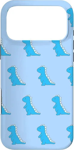 Vista 22 de Dinosaur T Rex Phone Case Cute Blue Cartoon Pattern Case for iPhone 17