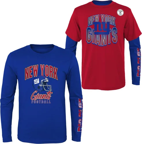 Vista 13 de NFL Conjunto de 3 Camisetas y Camisas de Manga Larga para Niños y Jóvenes 8-20, Colores del Equipo del Día del Juego