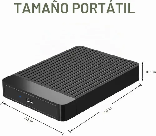 Vista 7 de Disco duro externo portátil ultradelgado de 120 GB, USB 3.1 tipo C, HDD, para PC, Mac, portátil, PS4, Xbox One