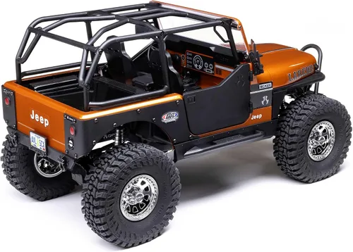 Vista 10 de Axial 1/10 SCX10 III Jeep CJ-7 4X4 RTR cepillado RC Rock Crawler, cobre