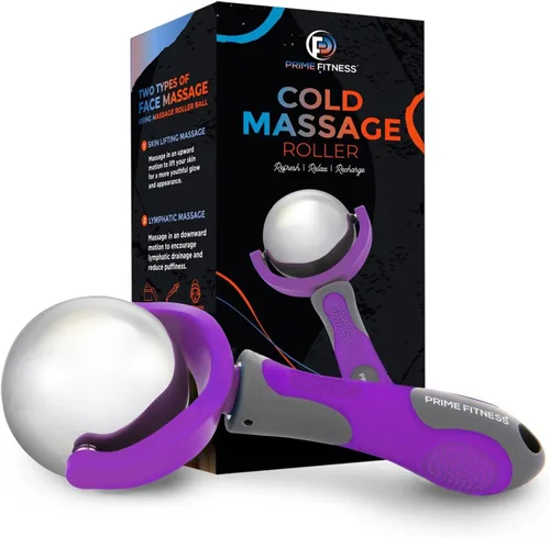 Vista 9 de PRIME Fitness Bola de masaje montada en la pared Terapia de frío Masajeador de espalda Cryo Stick Alivia el dolor muscular (masajeador 360)