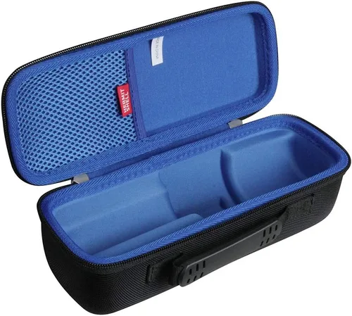 Vista 3 de Hermitshell Estuche rígido de viaje para BONAOK/BlueFire/Amazmic/Move2Play Micrófono inalámbrico Bluetooth Karaoke 3 en 1 portátil de mano