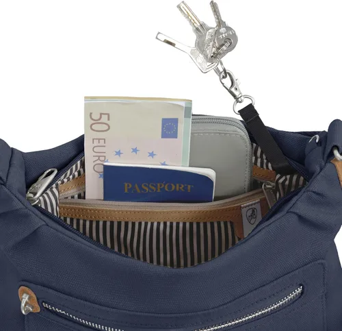 Vista 12 de Travelon Bolso Hobo Heritage antirrobo Índigo