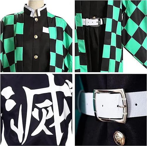 Vista 4 de Disfraz de anime para adultos, kimono, Halloween, Navidad