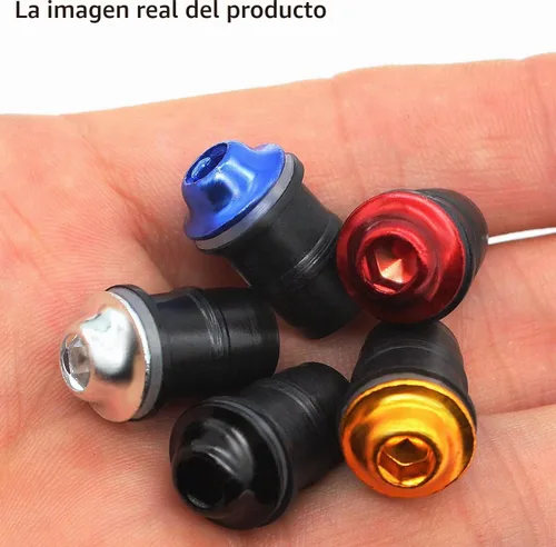 Vista 5 de Kit de tornillos de 10 tornillos para parabrisas de motocicleta, tornillos universales CNC para parabrisas de motocicleta, funciona en parabrisas