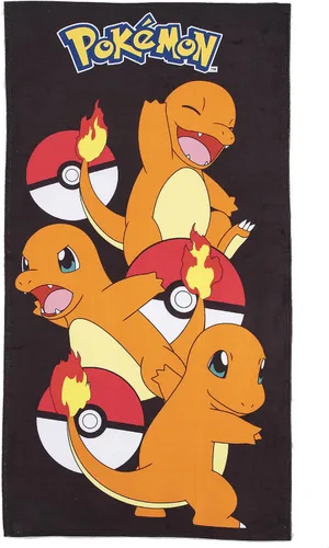 Vista 8 de Northwest Toalla de playa Pokémon – Diseño de Pikachu y Poké Ball – Toalla suave y absorbente de 30 x 60 pulgadas para baño, piscina o playa