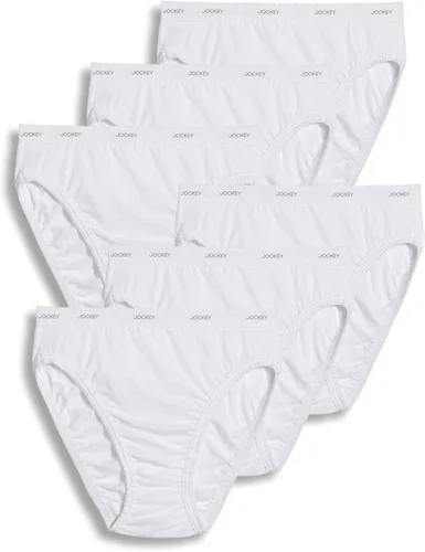 Vista 12 de Jockey - Ropa interior Elance para mujer, corte francés, paquete de 6 unidades Negro