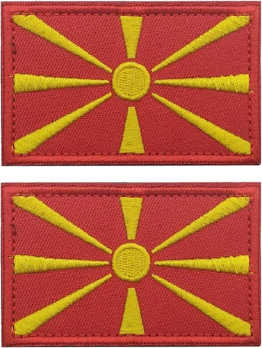 Vista 8 de 2 unidades AliPlus Parches de bandera de Afganistán bordados, parches tácticos militares de moral con gancho y bucle
