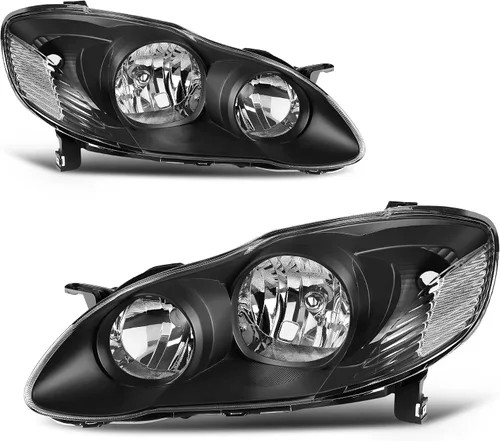 Vista 41 de oEdRo Switchback - Conjunto de faros delanteros LED compatibles con Accord 2003 2004 2005 2006 2007 DRL, par de repuesto con carcasa negra