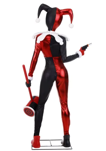 Vista 5 de Decoración Animatrónica Harley Quinn Serie Animada DC Batman 5.7FT Multicolor