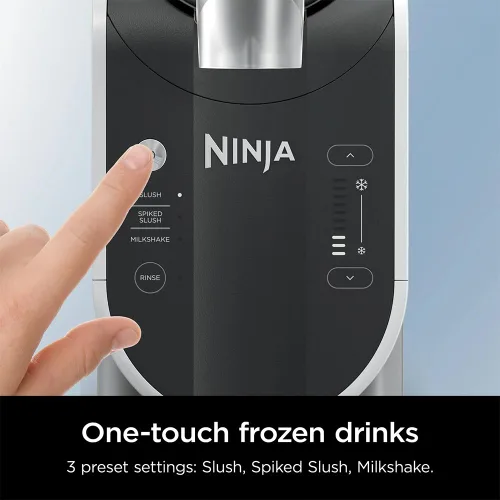 Vista 3 de Ninja FS300 SLUSHi - Máquina de bebidas congeladas y granizados de 72 onzas (renovado) con bolsa de viaje Ninja SLUSHi, color negro