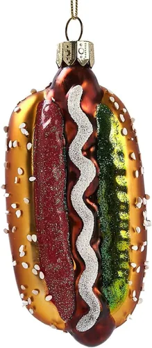 Vista 7 de Divertidos adornos colgantes de Navidad 2025 – Bonitas decoraciones de árbol sopladas de vidrio de cerveza de Cheers 2025, decoración navideña 3D