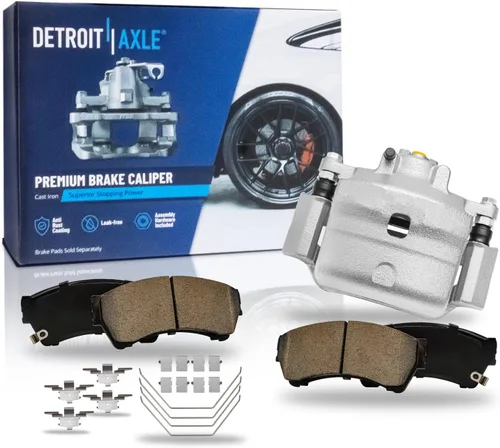 Vista 129 de Detroit Axle - Pastillas de freno para Avalanche Express Suburban Savana Yukon XL 1500 Chevy Tahoe GMC Cadillac Escalade, Pastillas de freno