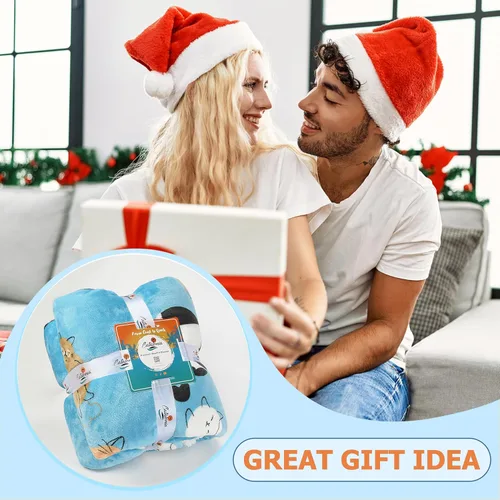 Vista 7 de Catalonia Poncho con capucha, Manta para vestir con bolsillos para las manos, Capa Cómoda de forro polar Sherpa para niños y adultos, Regalo