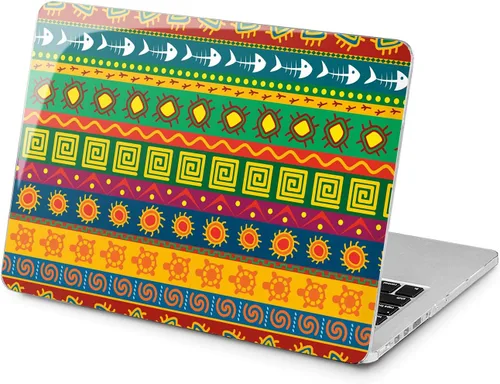 Vista 9 de Funda rígida compatible con MacBook Pro 16 14 M3 M2 2023 M1 Pro 13 2022 Air 13 2021 Retina 2020 Mac 11 12 Laptop patrón de invierno copo de nieve