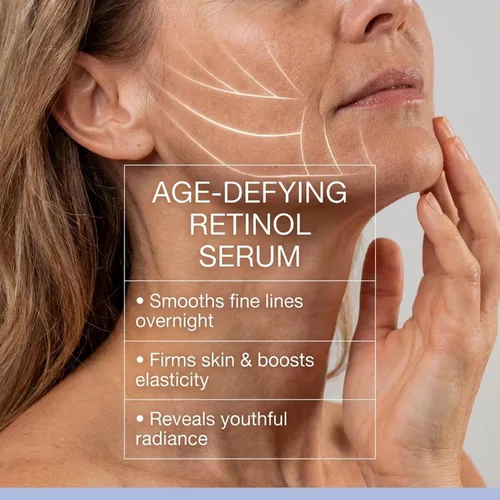 Vista 2 de Skin Perfection 2% gel de retinol renovador suero antienvejecimiento que desafía la edad, reduce las líneas finas alisando la superficie facial
