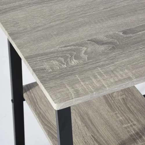 Vista 6 de CIATRE Escritorio de madera para computadora, escritorio de computadora para oficina en casa, escritorio de computadora para juegos, diseño