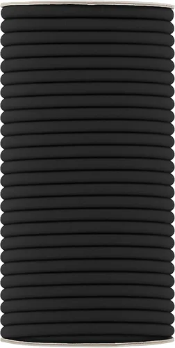 Vista 17 de Mandala Crafts Cuerdas elásticas negras de 1/5 de pulgada y 0.197 in – 22 yardas de cuerda elástica resistente para cuerda de kayak, reemplazo