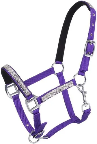 Vista 2 de Tough 1 Mini Adj Nylon Halter w/Cristales