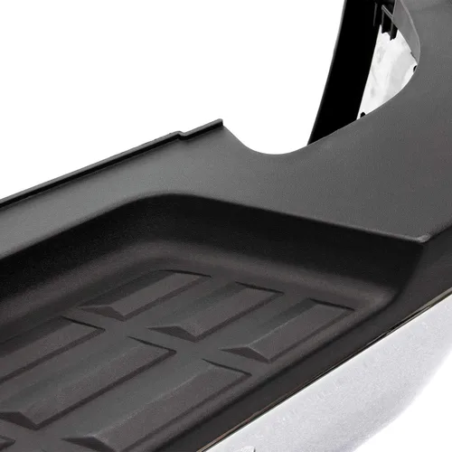 Vista 5 de AKKON - Parachoques trasero para Chevy Silverado GMC Sierra 2500HD 3500HD 2007-2010 [Solo con el modelo de sensor trasero] Carcasa negra de acero