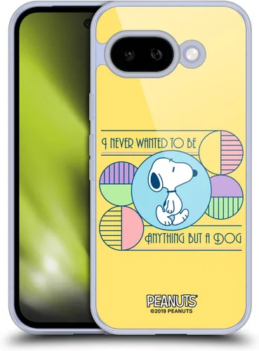 Vista 324 de Head Case Designs Snoopy Deco Dreams - Funda de gel con licencia oficial de Peanuts Blue Pattern [protección de grado militar] compatible con Google