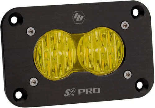 Vista 7 de Baja Designs S2 Pro LED Negro Empotrable Luz Pod (conducción/combinado; ámbar)