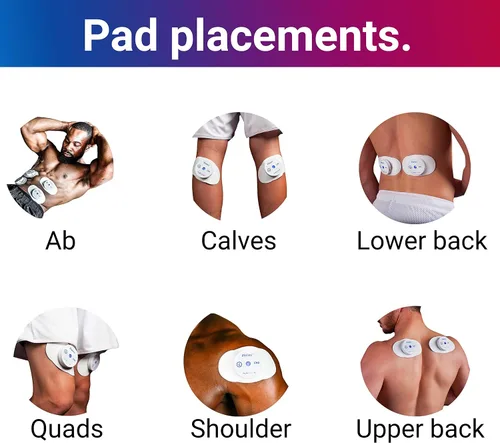 Vista 7 de Sistema Terapéutico Portátil Inalámbrico iReliev TENS + EMS Unidad TENS Inalámbrica + Estimulador Muscular Combinación para Alivio del Dolor
