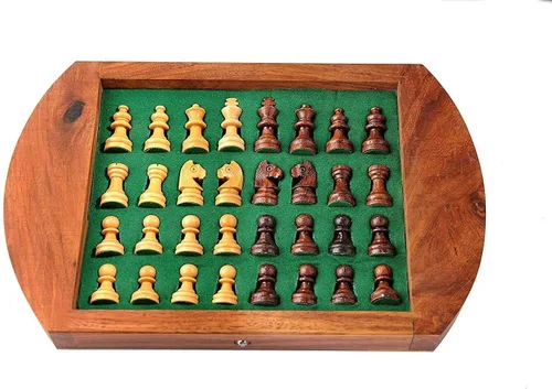 Vista 2 de Royal Kurta Cajón redondo de madera de 7 pulgadas con pieza magnética y cajón de empuje