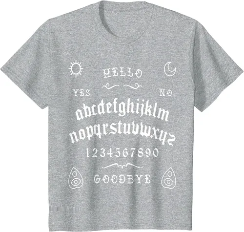 Vista 41 de Camiseta inspirada en la tabla Spirit Board Ouija Asphalt Grey