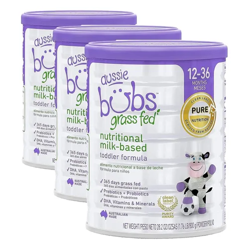Vista 12 de Bubs Fórmula Infantil de 365 Días de Ganado Alimentado con Pasto con Hierro, Polvo a Base de Leche de Vaca para Bebés de 0-12 Meses, Hecha con Leche