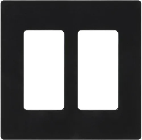 Vista 22 de Lutron Claro - Placa de cubierta para interruptor de luz, placa de pared de 2 posiciones, para interruptores de luz decorativos, cubierta