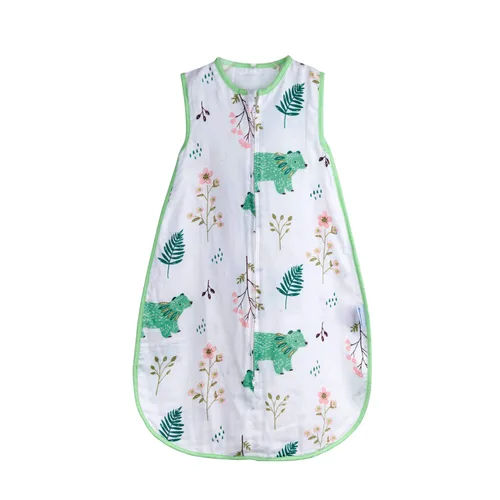 Vista 15 de Saco de dormir transpirable para niños pequeños de 18 a 36 meses, saco de dormir de muselina de algodón de 0.5 TOG, manta ponible ligera para bebés