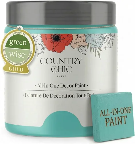 Vista 32 de Country Chic - Pintura a la tiza todo en uno para muebles y armarios, ecológica, acabado mate, con primer y sellador, para madera y metal, Alchemist