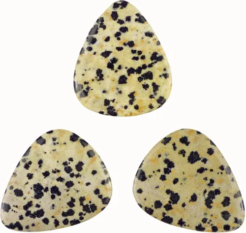 Vista 10 de Púa de Guitarra o Bajo de Piedra Amatista - Calibre Ultra Pesado de 3.0 mm - Forma 351 - Púa Exótica Artesanal de Gema Especial - 1 Paquete