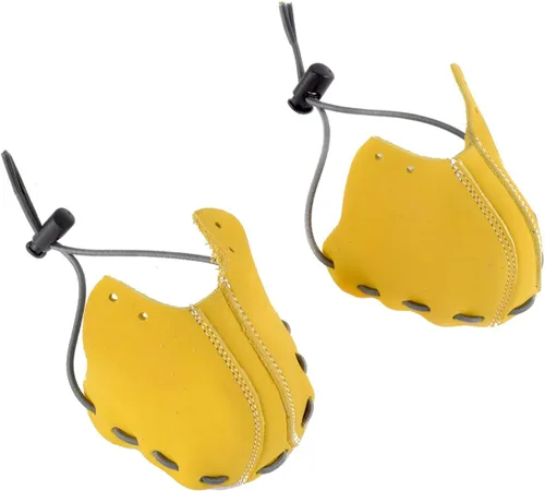 Vista 5 de WIFA - Gorras protectoras para patines - Punteras de cuero, protectores con cordón de goma, patines de ruedas, Derby