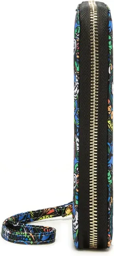 Vista 38 de Cartera de mano para mujer, estilo bohemio, con RFID, elegante, espaciosa con correa para viajes, capacidad para tarjetas, teléfono, dinero