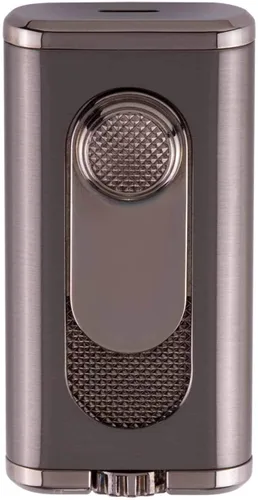 Vista 8 de Xikar Verano - Encendedor plano de llama, caja de regalo, elegante construcción de metal, color negro