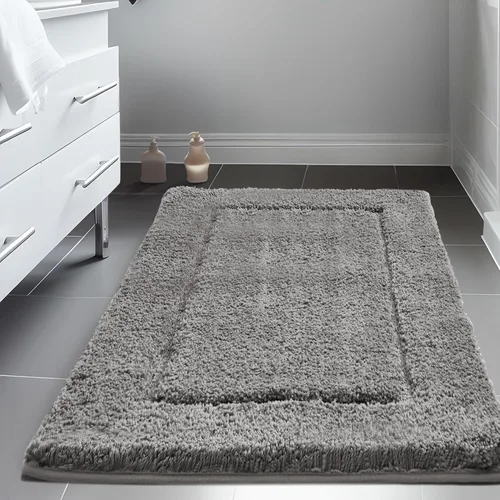 Vista 9 de Deconovo Alfombra de baño antideslizante, ultrasuave, de secado rápido, súper absorbente, lavable a máquina, alfombra de felpa prémium para baño