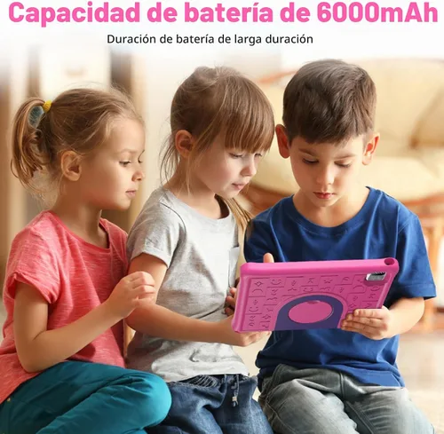 Vista 6 de PRITOM Tablet Android 15, Tablet nueva de 10'' para niños, control parental, 64GB+1TB ampliables para niños, WiFi6, educativa, juegos, software