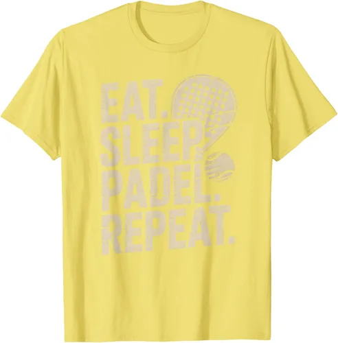 Vista 76 de Camiseta Eat Sleep Padel Repeat Padel Jugador de Tenis