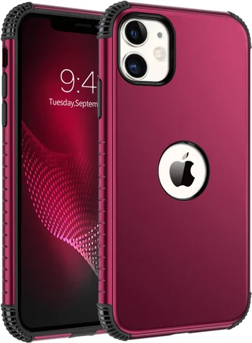 Vista 13 de BENTOBEN Funda para iPhone 11, funda para teléfono iPhone 11, resistente 2 en 1, protección completa rugosa a prueba de golpes, híbrida parachoques