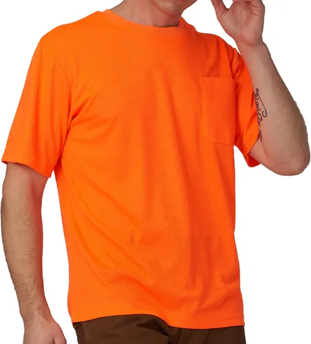 Vista 8 de A-SAFETY Playera de manga larga de seguridad de alta visibilidad, personalizable con logotipo (XS-6XL)