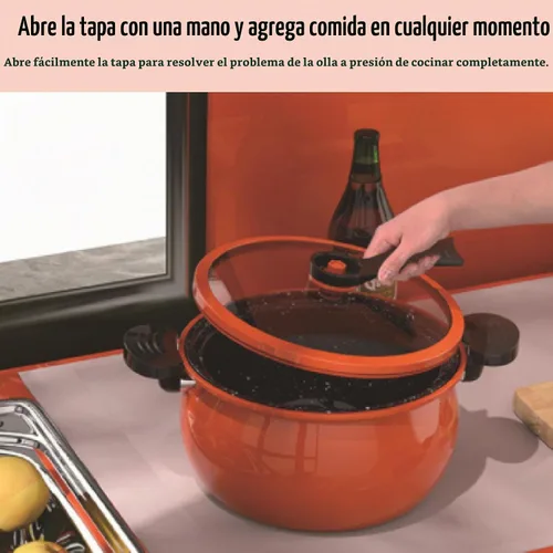 Vista 7 de Olla de presión micro de cerámica multifuncional eficiente 7L para cocinar rápidamente utensilios de cocina caseros