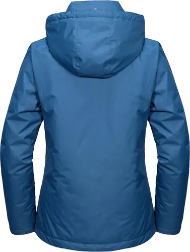 Vista 2 de Little Donkey Andy Chaqueta de Esquí y Snowboard Impermeable para Mujer, Abrigo Cálido Resistente al Viento con Capucha Desmontable