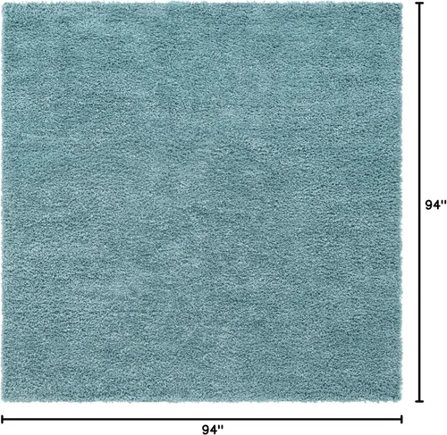 Vista 544 de Unique Loom Colección Davos Shag - Alfombra Lino