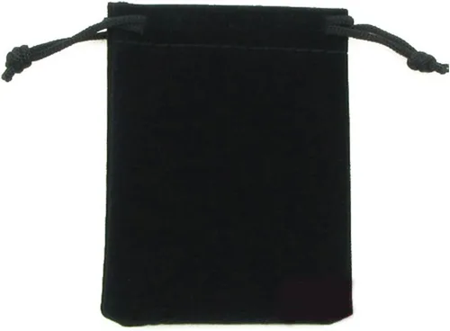 Vista 2 de SmartDealsPro Juego de 5 bolsas de terciopelo duraderas de 3.5 x 5 pulgadas con cordón para embalaje de regalo de joyería de dados