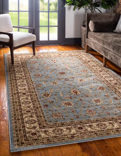 Vista 11 de Unique Loom - Colección Voyage - Alfombra tradicional oriental clásica de diseño intrincado