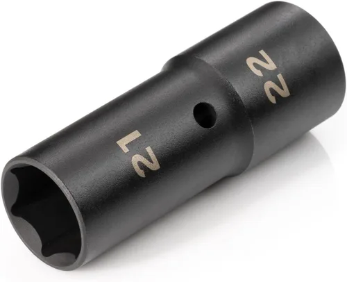 Vista 12 de TEKTON 1/2 pulgada Drive 0.748 x 0.827 in Deep Thin Wall Impact Flip Socket SIF21921