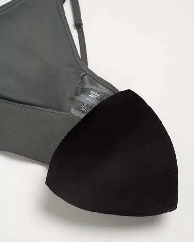 Vista 5 de Reebok Sujetador para mujer - Bralette sin costuras para mujer (paquete de 4)